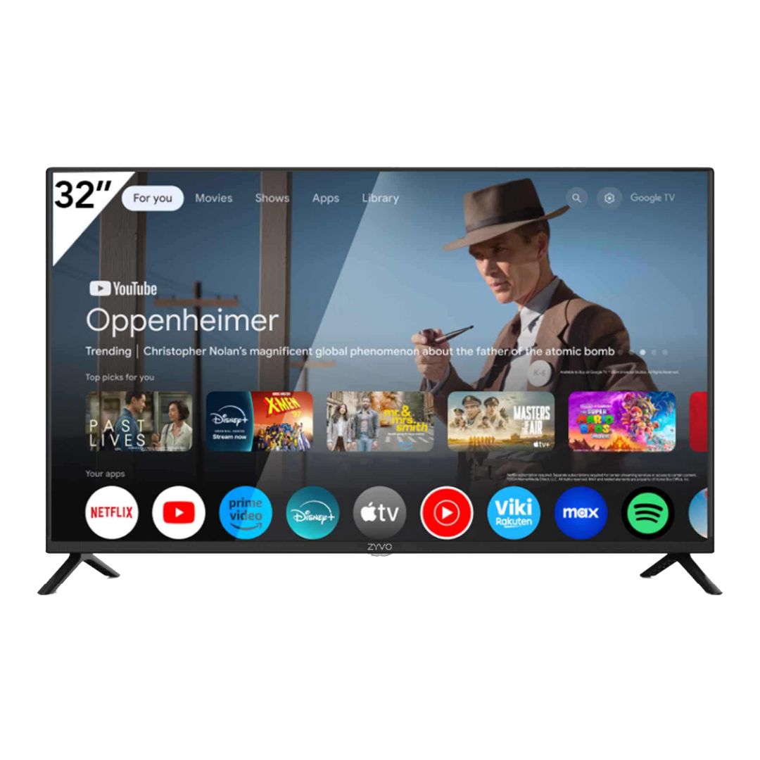 Zyvo 32 Inch webOS Smart LED TV | Voice & Magic Remote | Built-in WiFi | YouTube, Netflix | 1GB RAM, 8GB ROM