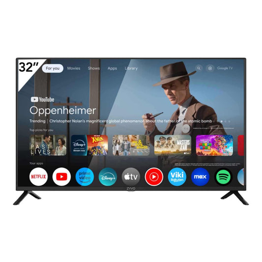 Zyvo 32 Inch webOS Smart LED TV | Voice & Magic Remote | Built-in WiFi | YouTube, Netflix | 1GB RAM, 8GB ROM